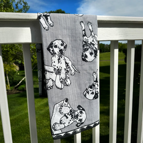 Dalmatian Cotton Large Square Scarf