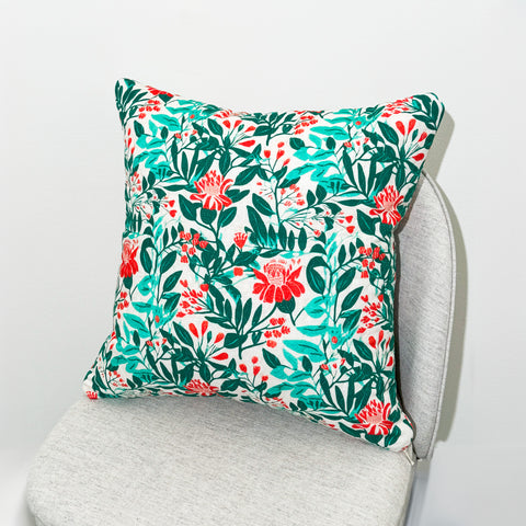 Alstroemeria Quilted Cushion Cover