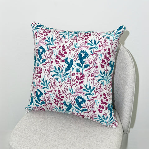 Sweet Wild Flowers Quilted Cushion Cover