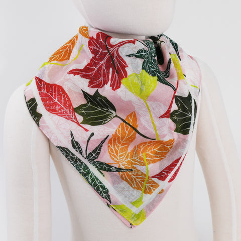 Autumn Leaves Cotton Bandana