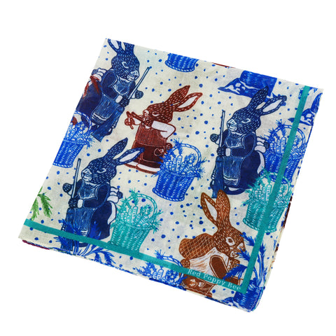 Rabbit Family Cotton Bandana